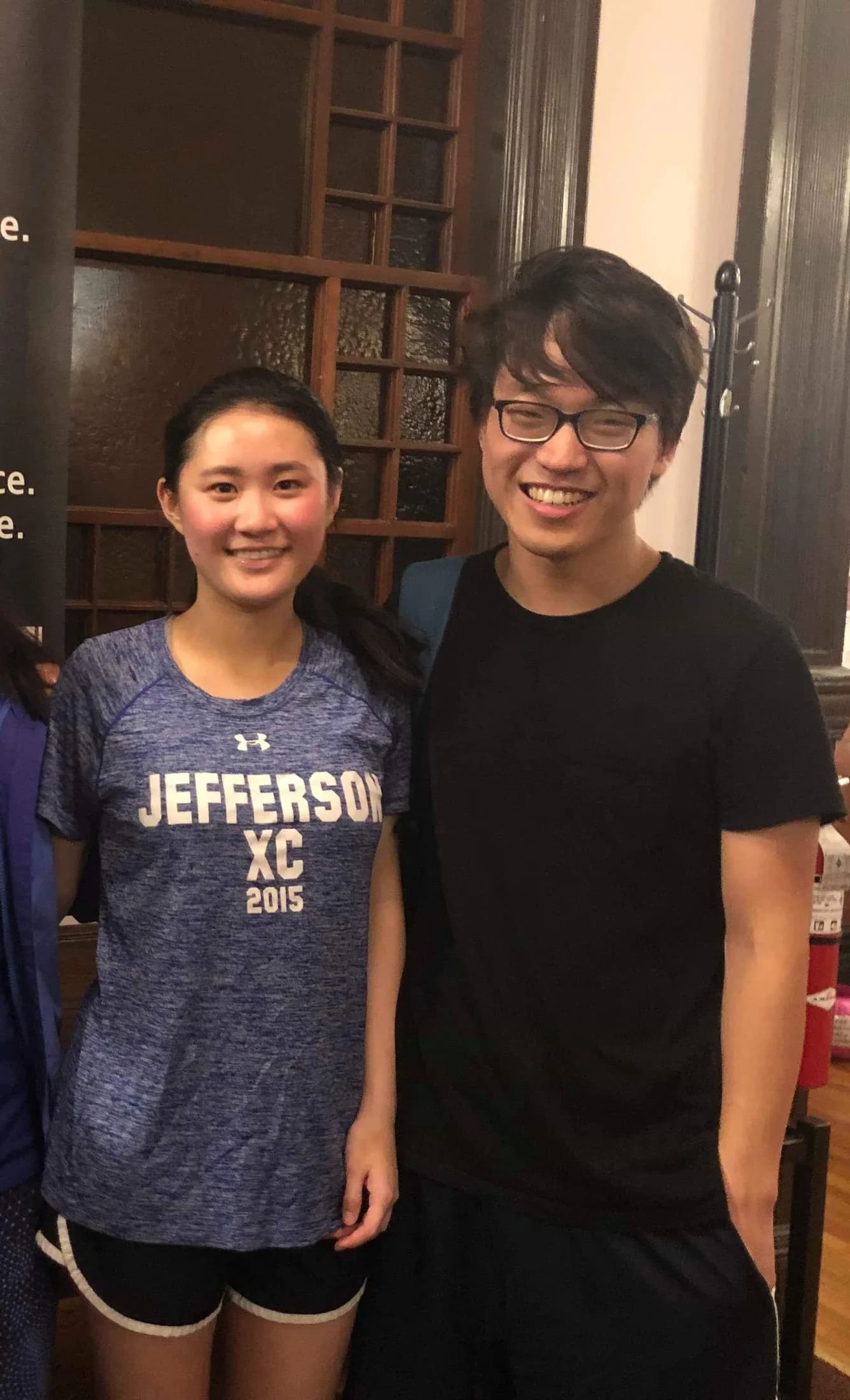 First photo together ever, November 2018
